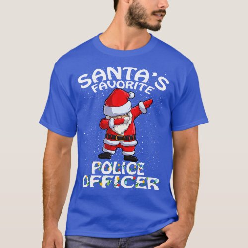 Santas Favorite Police Officer Christmas 1 T_Shirt