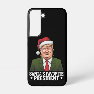 Santa's Favorite President Funny Trump Christmas Samsung Galaxy S22 Case