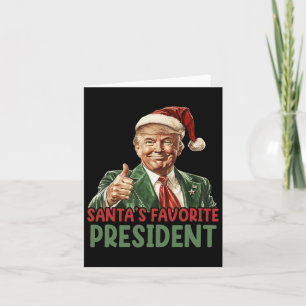 Santa's Favorite President Trump Christmas 2024 Card