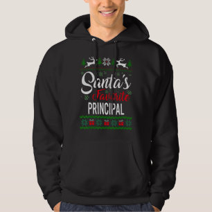 Santa's Favorite Principal Christmas Ugly Sweater 