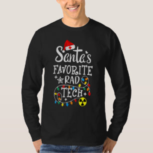 Santa's Favorite Rad Tech Radiology Radiologic Tec T-Shirt