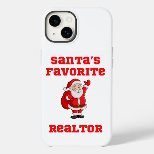 Santas Favorite Realtor  Case_Mate iPhone 14 Case
