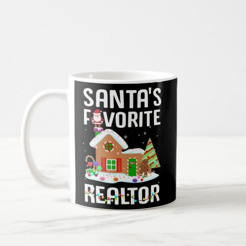 SantaS Favorite Realtor Estate Agent Coffee Mug