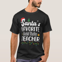 Santa's Favorite Social Studies Teacher Christmas