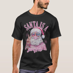 Santas Favorite Swifty Merry Christmas Groovy Xmas T-Shirt