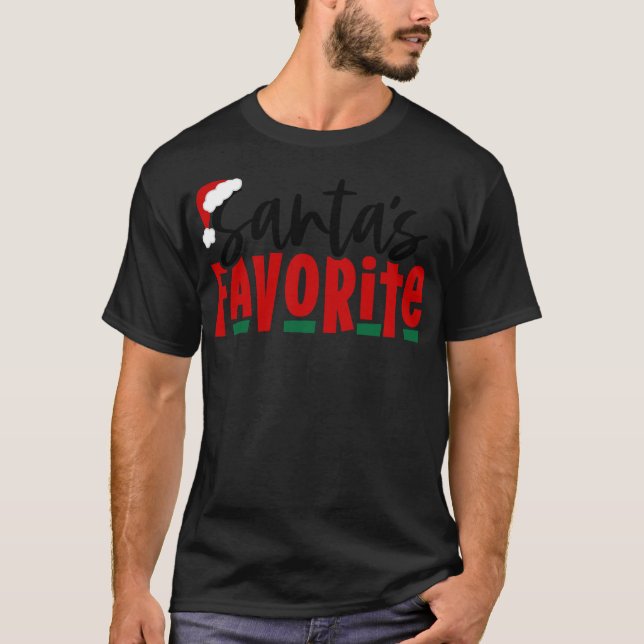 Santa's Favorite T-Shirt (Front)