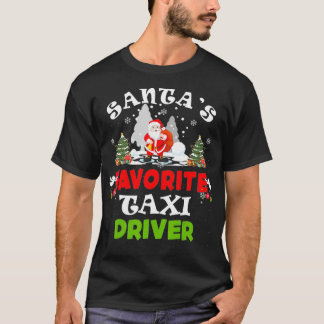 Santas Favorite Tai Driver Funny Christmas Gift T-Shirt