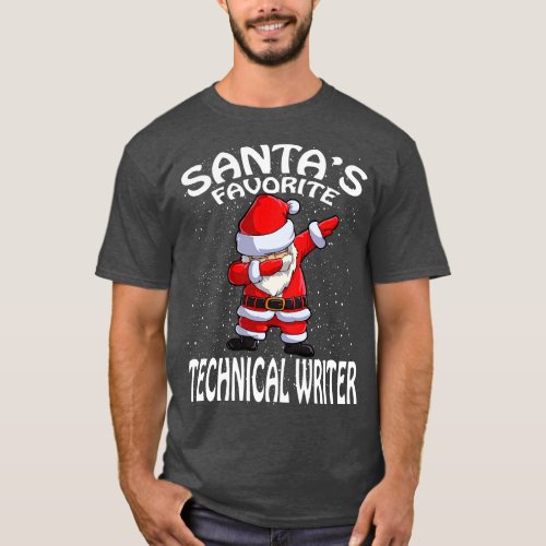 Santas Favorite Technical Writer Christmas T_Shirt
