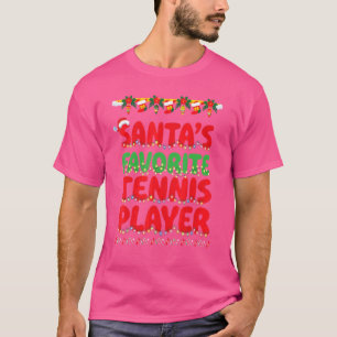 Santa's Favorite Tennis Player Christmas Sweater