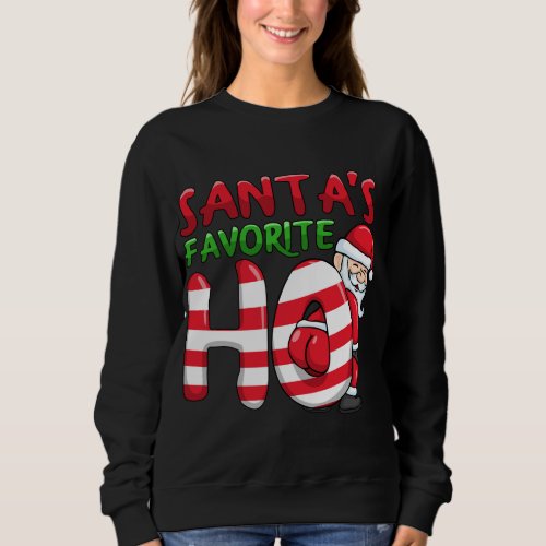 Santas Favorite Therapist Family Matching Christm Sweatshirt