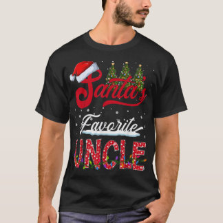 Santa's Favorite Uncle Family Matching Group Chris T-Shirt