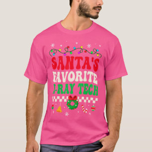 Santas Favorite Xray Tech Retro Christmas T-Shirt