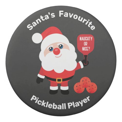 Santas Favourite Pickleball player  Eraser