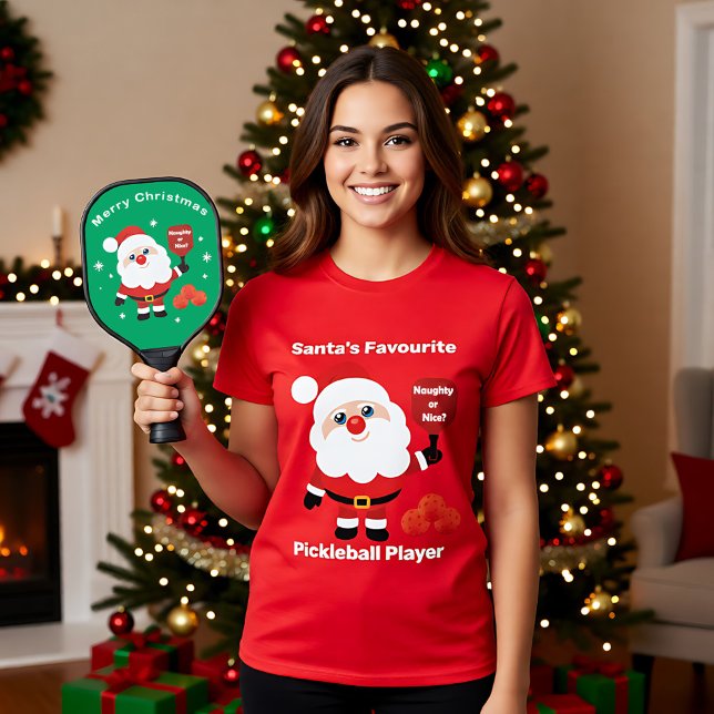 🎅Santa's Favourite Pickleball player T-Shirt (🎅Santa's Favourite Pickleball player T-Shirt)