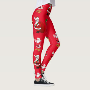Santa's Gift Bag Legging   Christmas Holiday Style