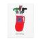 Santa's Golf Bag Humorous Christmas Post Card