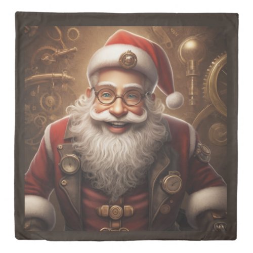 Santas Greetings Duvet Cover