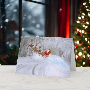 Santa's Having Supply Chain Issues Christmas Holid Holiday Card