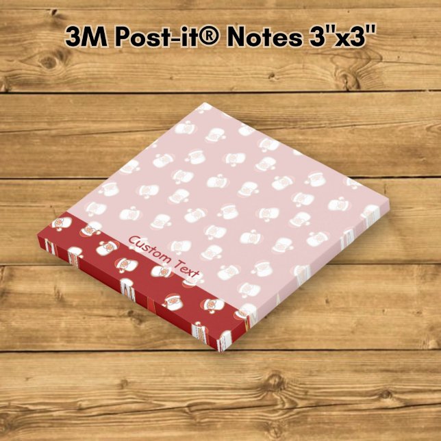 Santa's Head Pattern Post-it Notes (Creator Uploaded)
