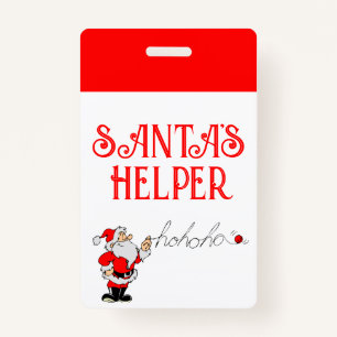 Santa's Helper Badge