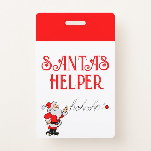 Santas Helper Badge