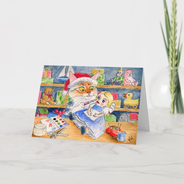 Santa's Helper Christmas card (Front)