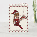 Santa&#39;s Helper Christmas Elf Card