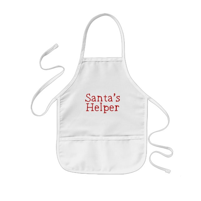 Santa's Helper - Christmas Kids' Apron (Front)