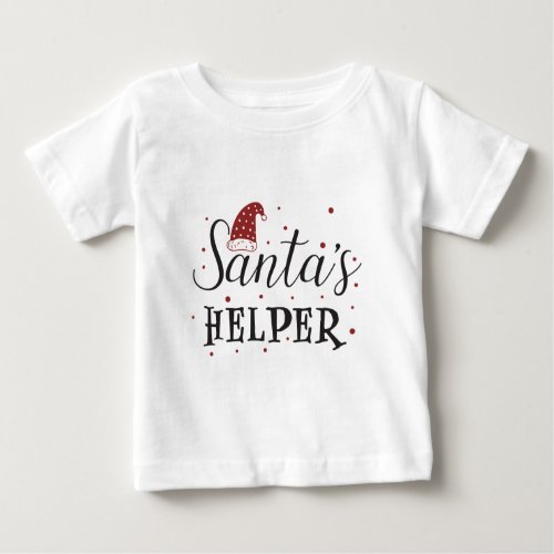 santas helper cute holiday baby T_Shirt