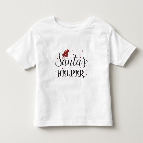santas helper cute holiday toddler t_shirt