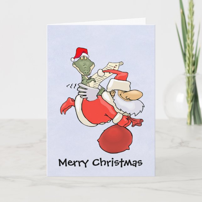 Santa's Helper Holiday Card (Front)