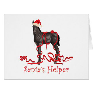 Santa's Helper Horse Colt Cards