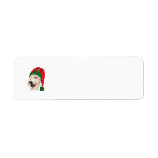 Santa's Helper Labradoodle Label