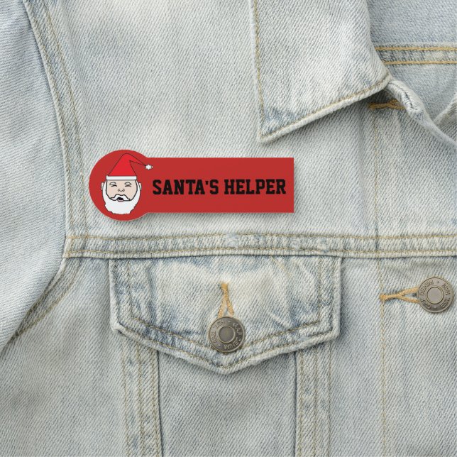Santa's helper name tag (In Situ)