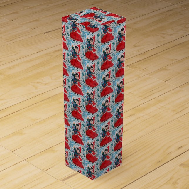 Santa's Helper Wine Box (Front)