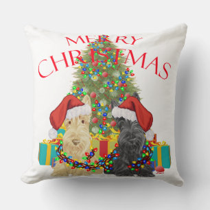 Santas Helpers Throw Pillow