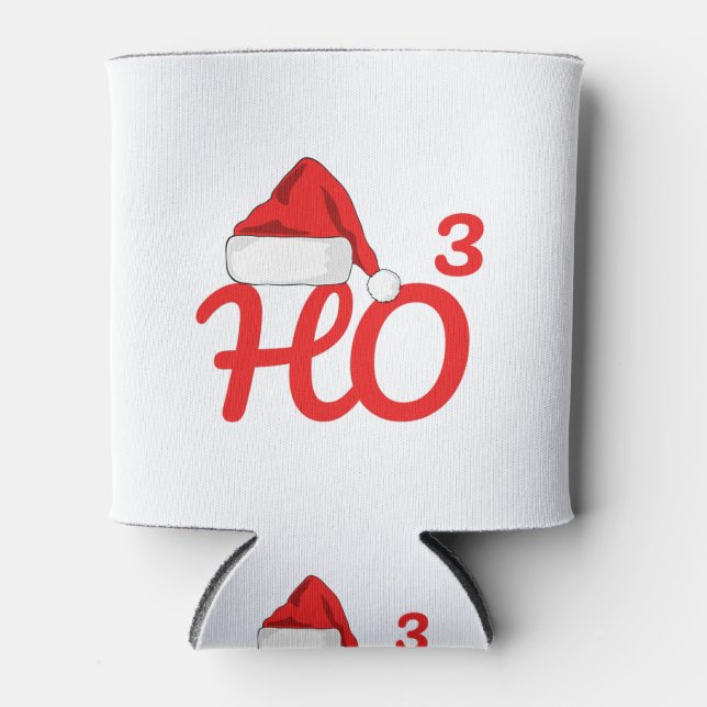 Santa's Ho Christmas  Can Cooler (Front)