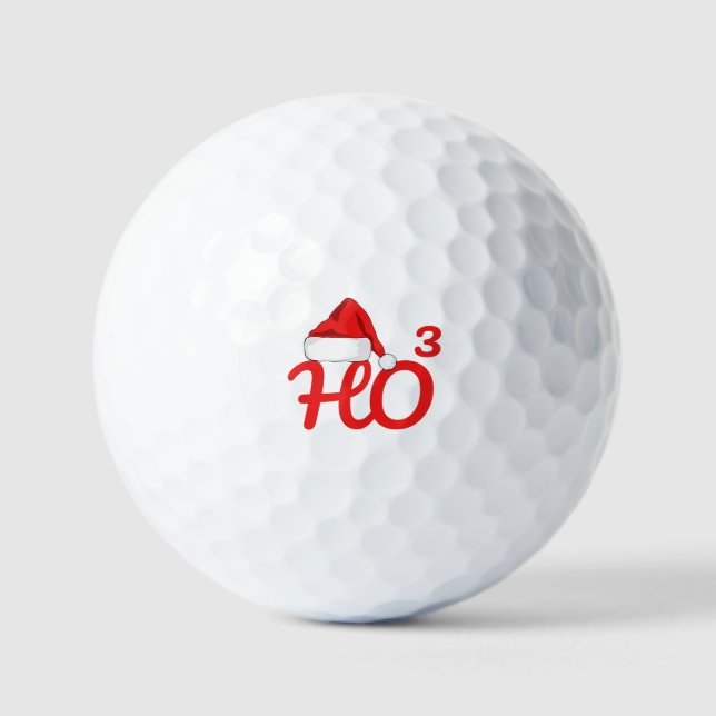 Santa's Ho Christmas  Golf Balls (Front)