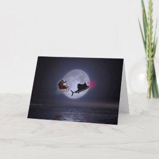 Santa's Hooked Up!!! Holiday Card