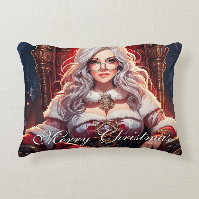 Santa's hottest sister - Merry XMas 03122024_0001 Accent Pillow (Front)