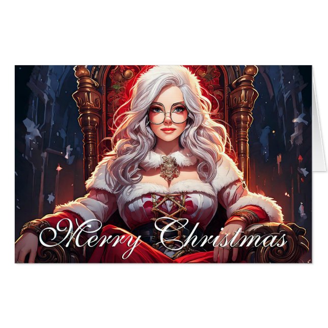 Santa's hottest sister - Merry XMas 03122024_0001 Card (Front Horizontal)