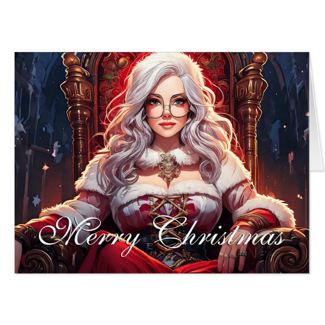 Santa's hottest sister - Merry XMas 03122024_0001 Card (Front Horizontal)