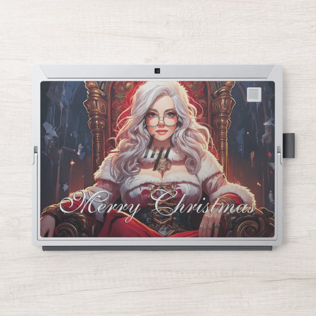 Santa's hottest sister - Merry XMas 03122024_0001 HP Laptop Skin (Front)