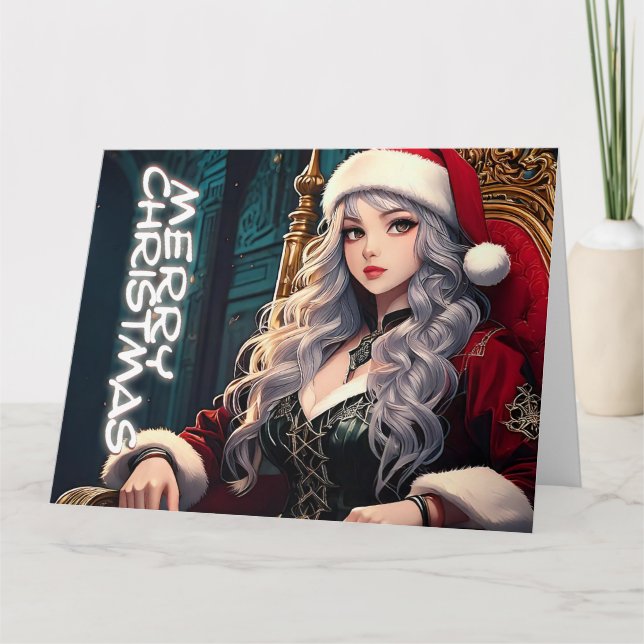 Santa's hottest sister - Merry Xmas 03122024_0004 Card (Front)