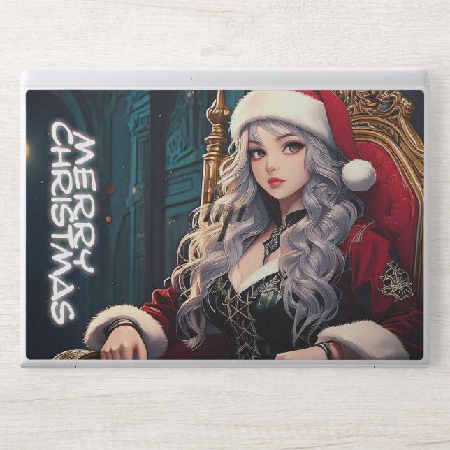 Santa's hottest sister - Merry Xmas 03122024_0004 HP Laptop Skin (Front)