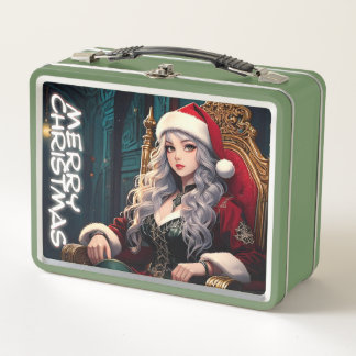 Santa's hottest sister - Merry Xmas 03122024_0004 Metal Lunch Box