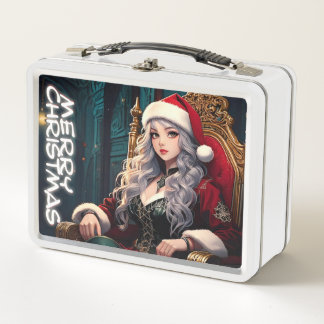 Santa's hottest sister - Merry Xmas 03122024_0004 Metal Lunch Box