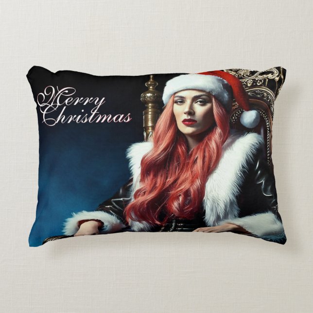 Santa's hottest sister - Merry Xmas 03122024_0011 Accent Pillow (Front)