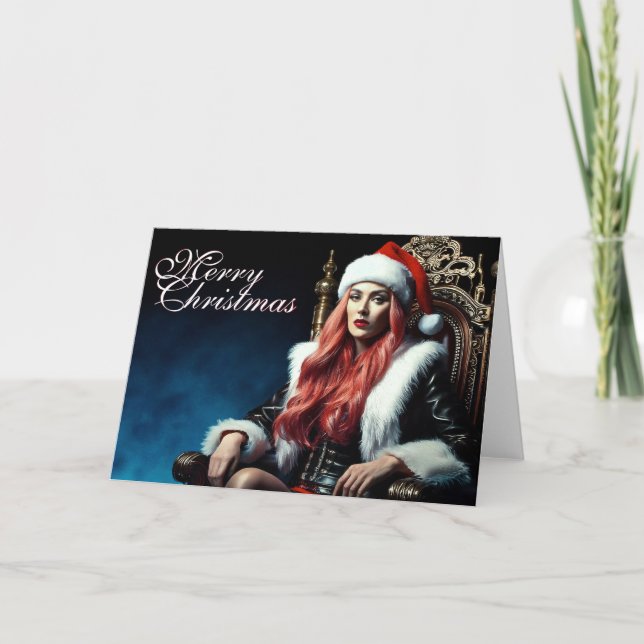Santa's hottest sister - Merry Xmas 03122024_0011 Card (Front)