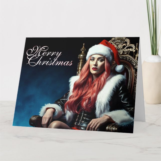 Santa's hottest sister - Merry Xmas 03122024_0011 Card (Front)